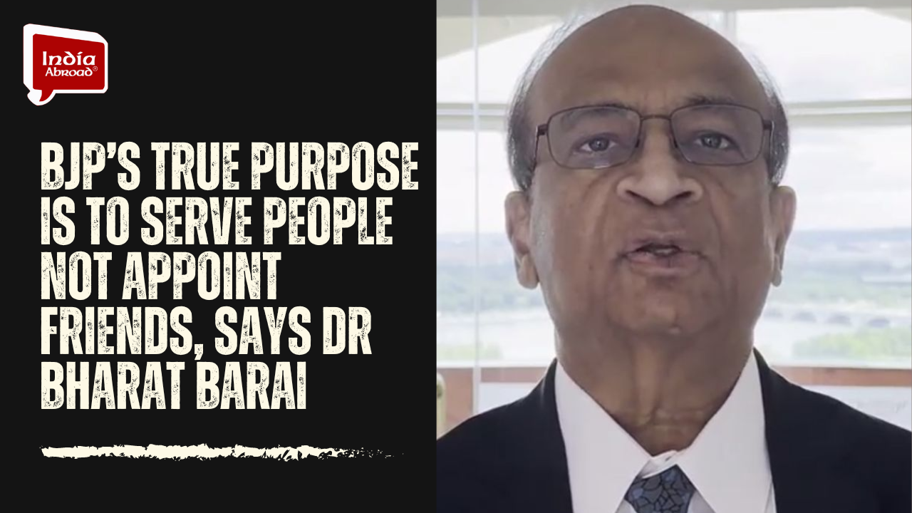 BJP’s true purpose is to serve people not appoint friends, says Dr Bharat Barai